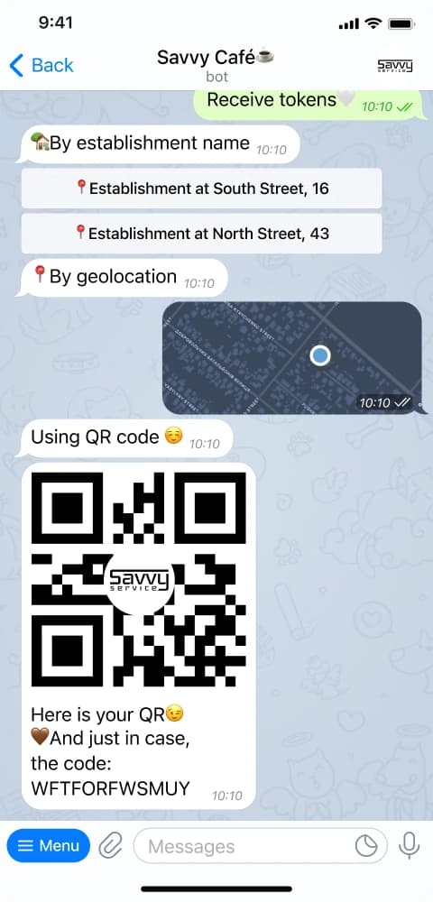 Ability to work with tokens in Savvy loyalty program